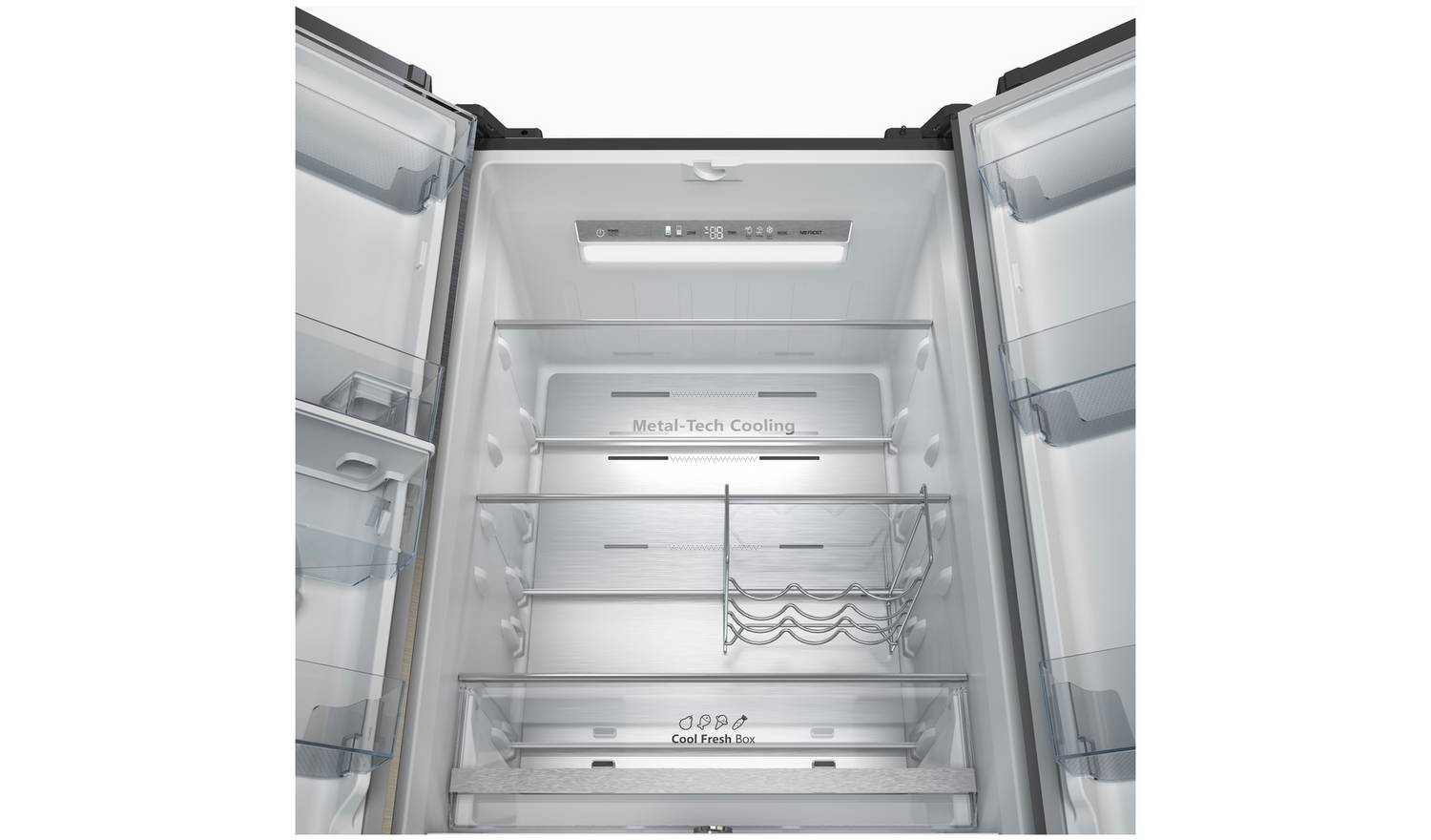 Hisense RF632N4WIE American Fridge Freezer - Silver