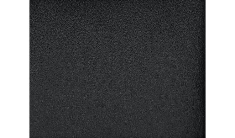 Habitat Chesterfield Leather 3 Seater Sofa - Black