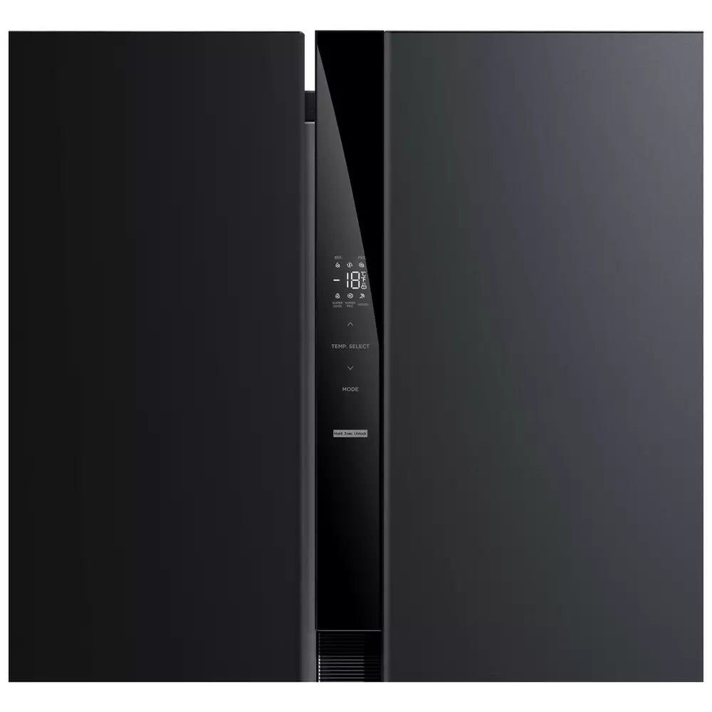 Bush MESBSB23E E Rated American Fridge Freezer - Black