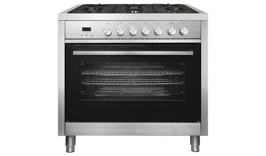Bush BRC90DFSS 90cm Dual Fuel Range Cooker - Stainless Steel