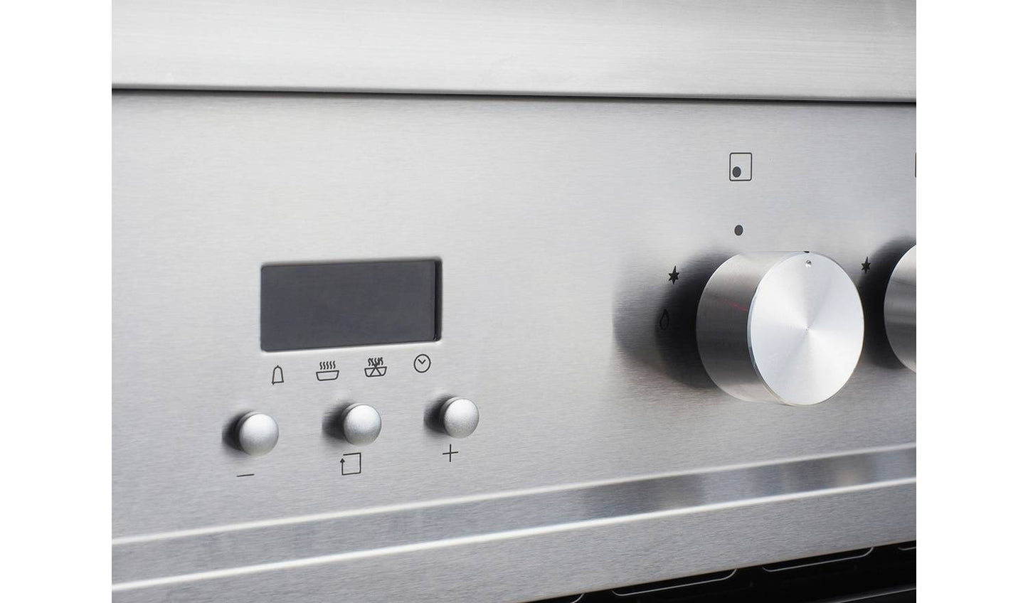 Bush BRC90DFSS 90cm Dual Fuel Range Cooker - Stainless Steel