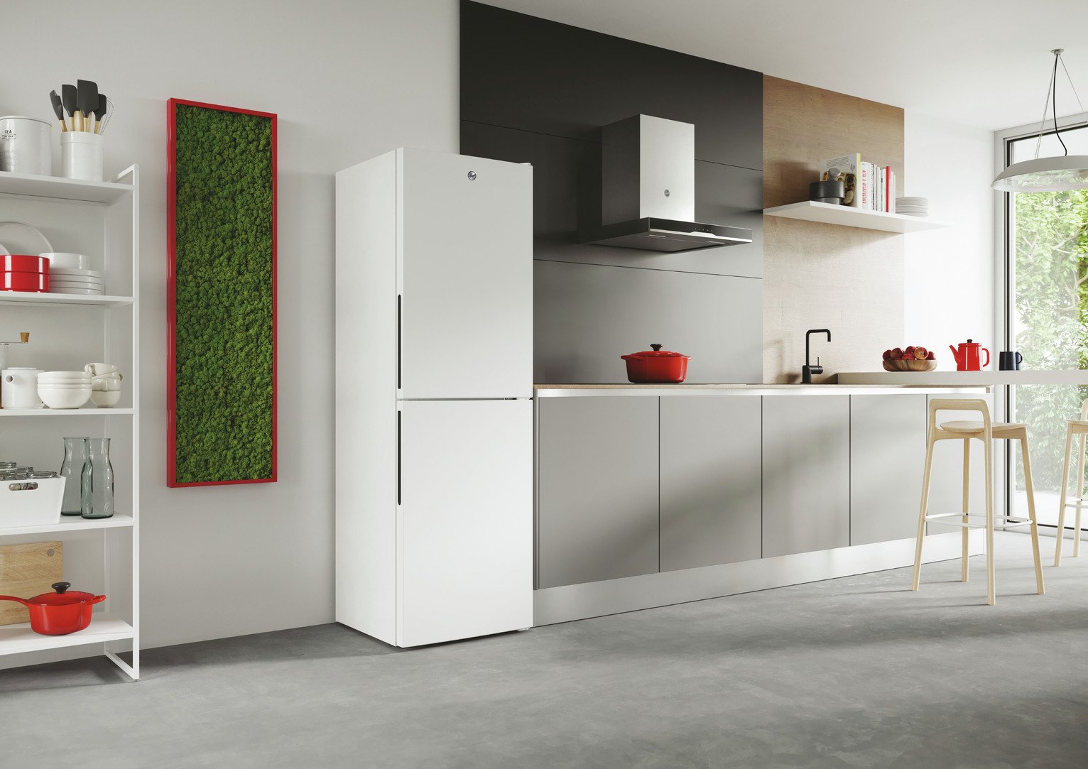 Hoover HOCT3L517EWK 1 Fridge Freezer – White