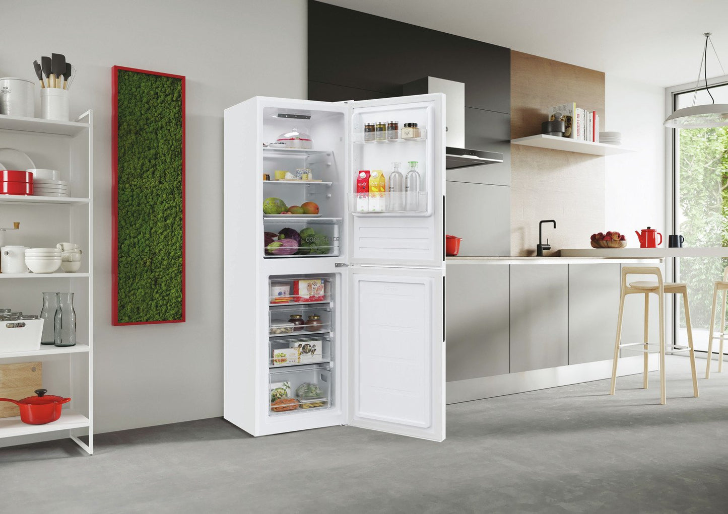 Hoover HOCT3L517EWK 1 Fridge Freezer – White