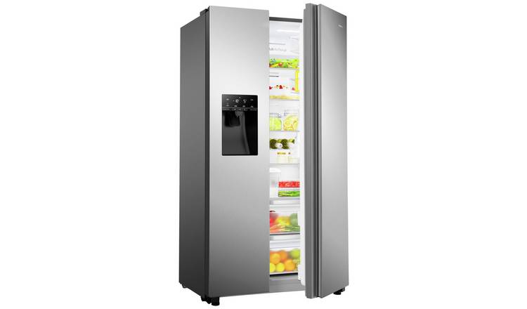 Hisense RS694N4TIE American Fridge Freezer - Silver