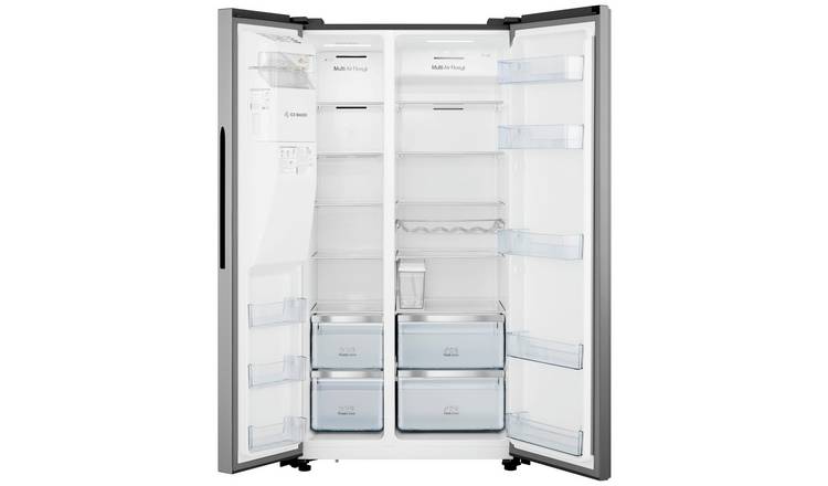 Hisense RS694N4TIE American Fridge Freezer - Silver