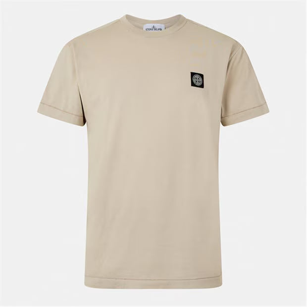 STONE ISLAND Men's Cotton Compass Logo Patch T-Shirt