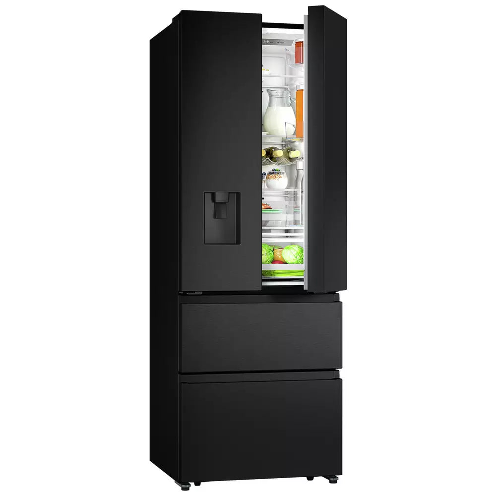 Hisense RF632N4WFE American Fridge Freezer - Black
