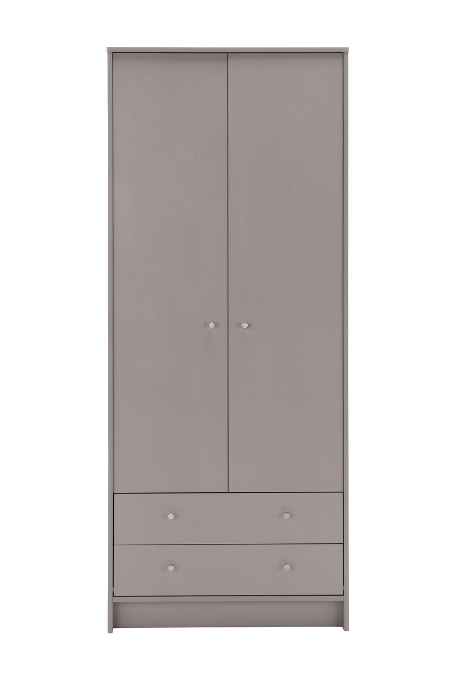 Argos Home Malibu 2 Door 2 Drawer Wardrobe - Grey