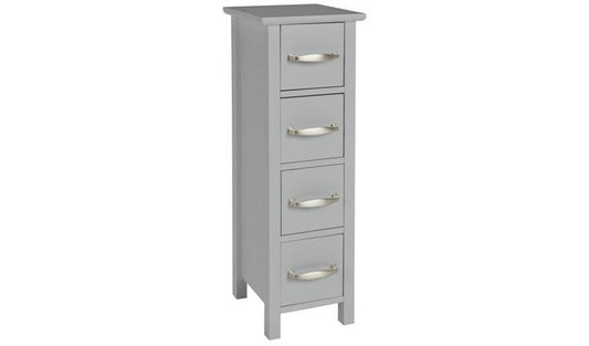 Argos Home 4 Drawer Bathroom Storage Unit - Grey