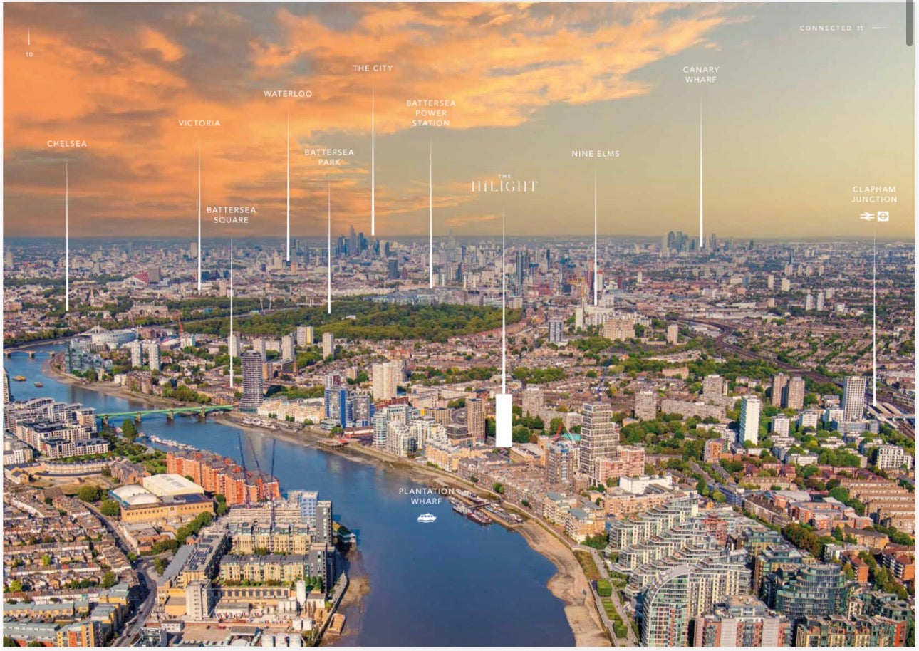 The Hilight Battersea — One Two Three Bedroom Ultra Luxury Homes — Unparalleled Wellness Amenities — Battersea London
