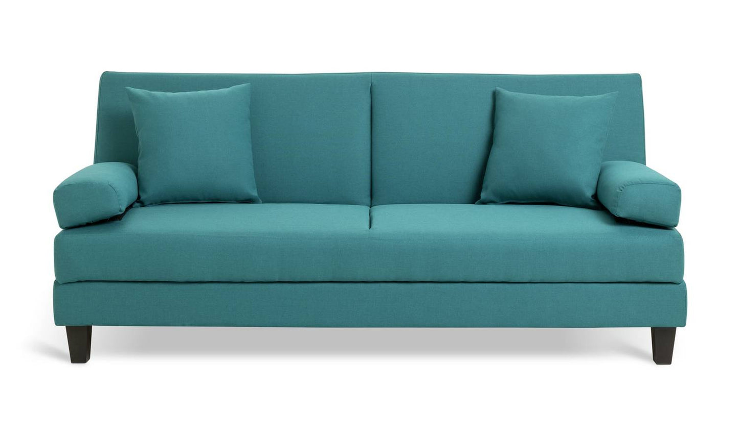 Argos Home Chase Fabric Clic Clac Sofa Bed - Teal