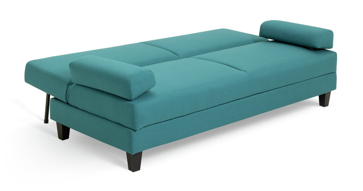 Argos Home Chase Fabric Clic Clac Sofa Bed - Teal