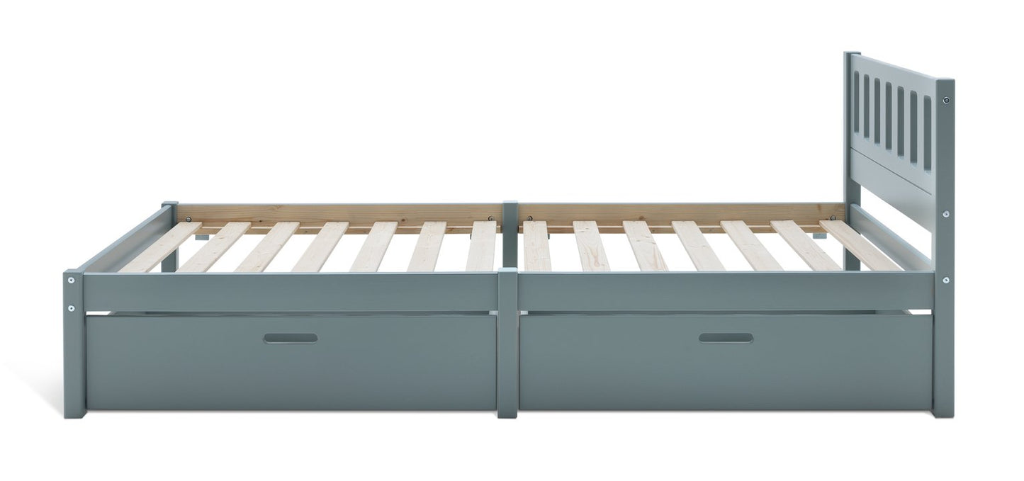 Habitat Ronnie Single Bed Frame and Drawer - Duck Egg Blue