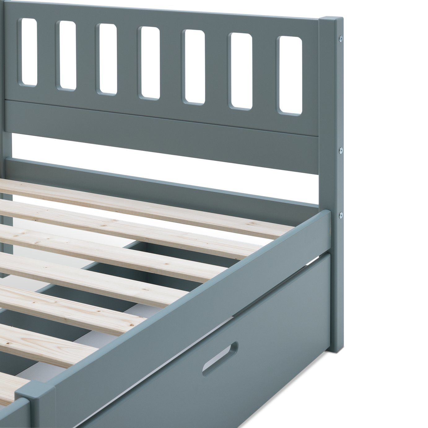 Habitat Ronnie Single Bed Frame and Drawer - Duck Egg Blue