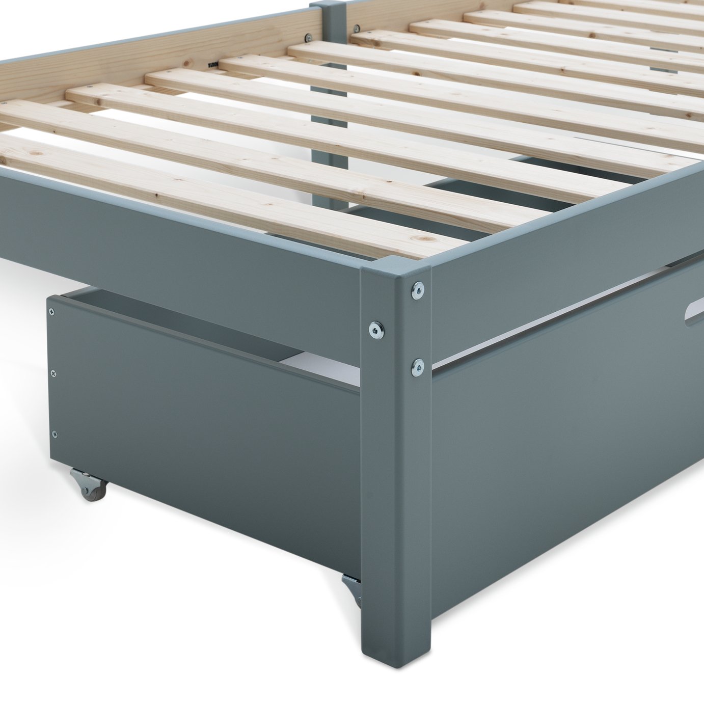 Habitat Ronnie Single Bed Frame and Drawer - Duck Egg Blue
