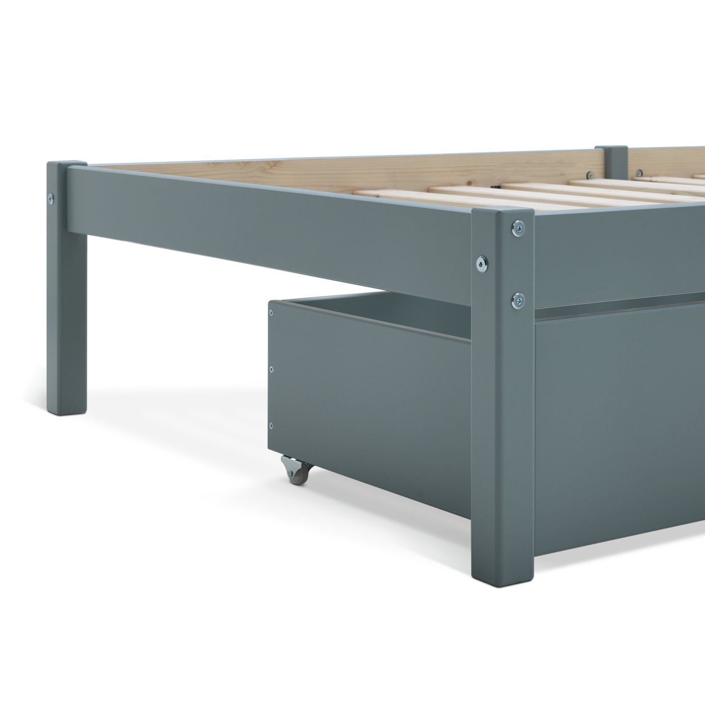 Habitat Ronnie Single Bed Frame and Drawer - Duck Egg Blue