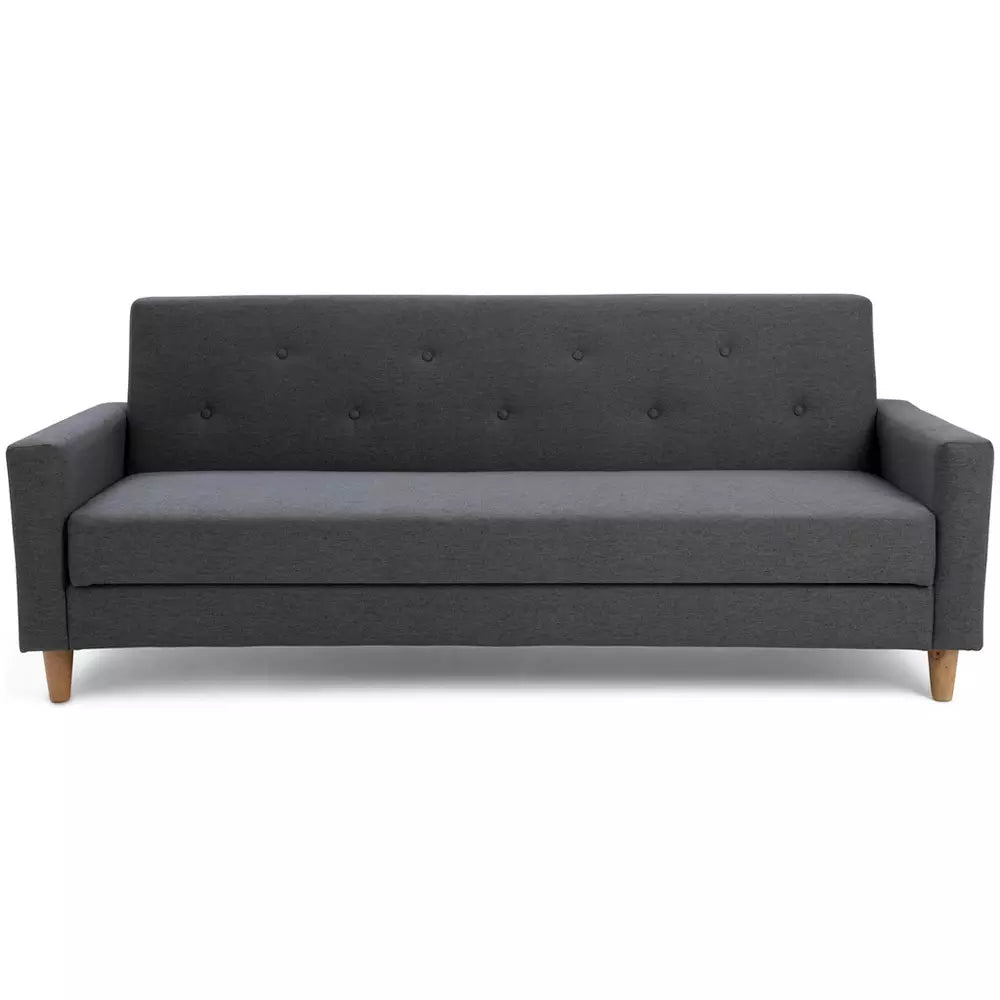 Habitat Brooks Fabric 3 Seater Clic Clac Sofa Bed - Grey