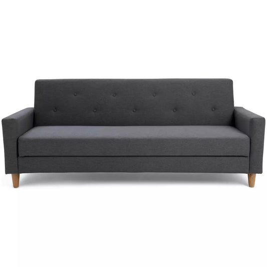 Habitat Brooks Fabric 3 Seater Clic Clac Sofa Bed - Grey