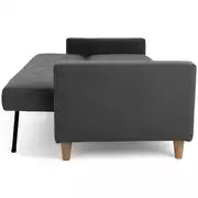 Habitat Brooks Fabric 3 Seater Clic Clac Sofa Bed - Grey