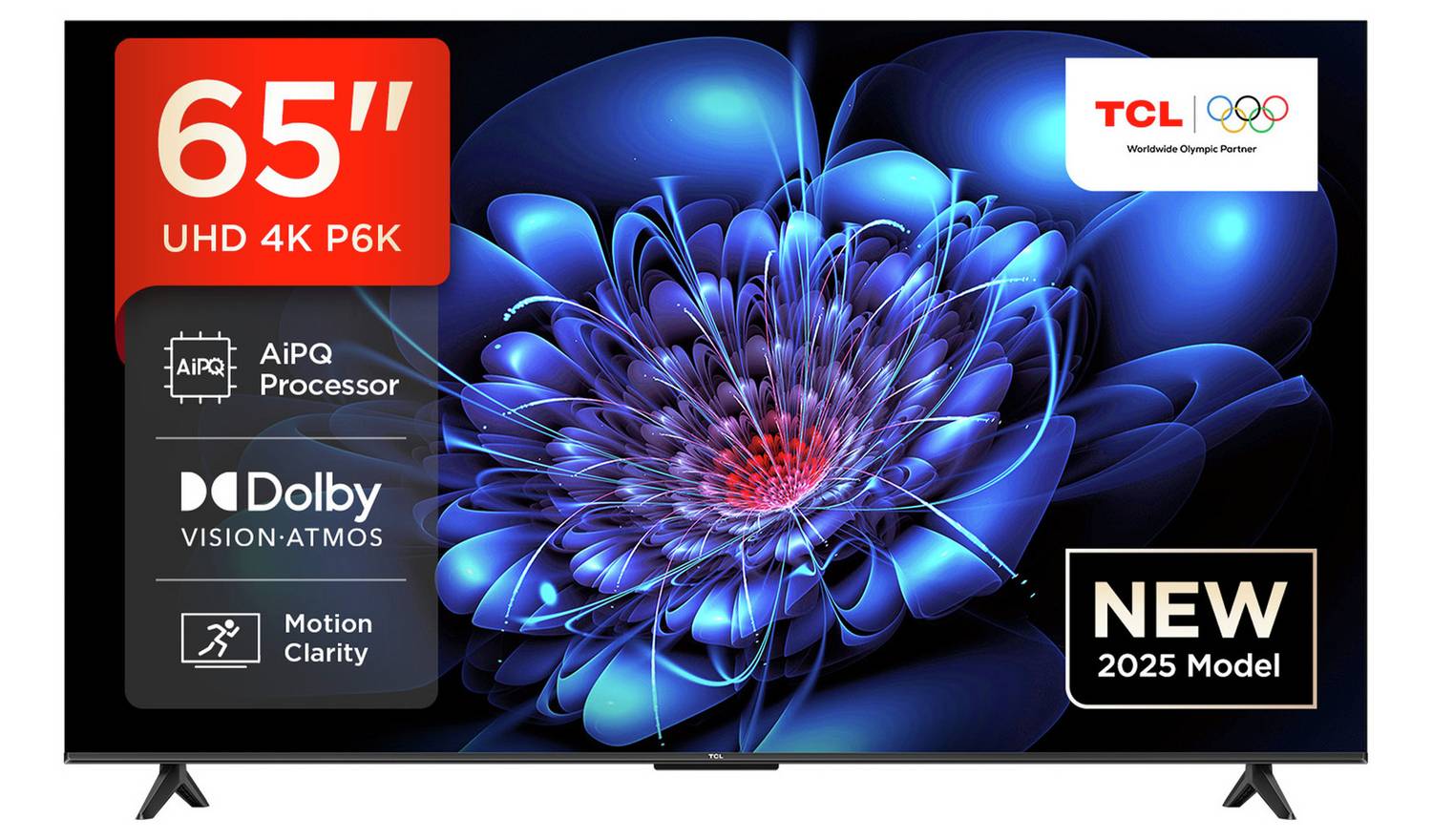 TCL 65 Inch 65P6K Smart 4K UHD HDR LED TV