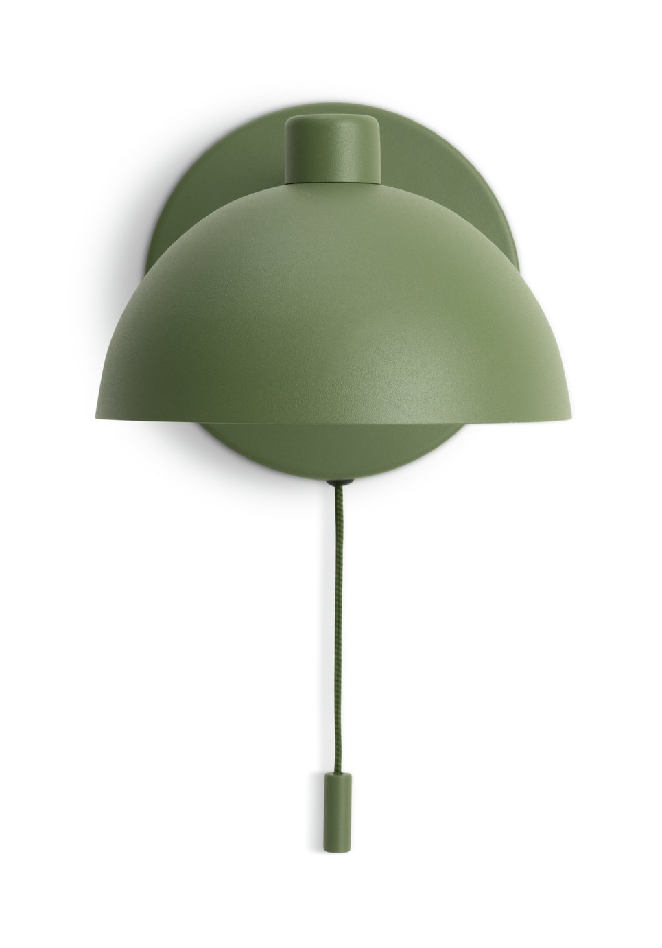Habitat Mushroom Steel Wall Light - Green