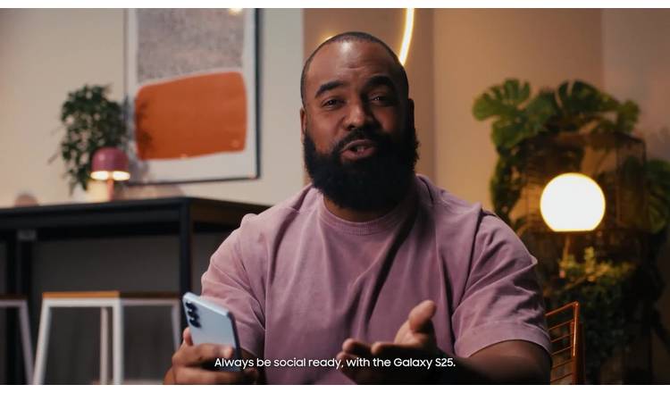 SIM Free Samsung Galaxy S25 5G 256GB AI Mobile Phone - Navy