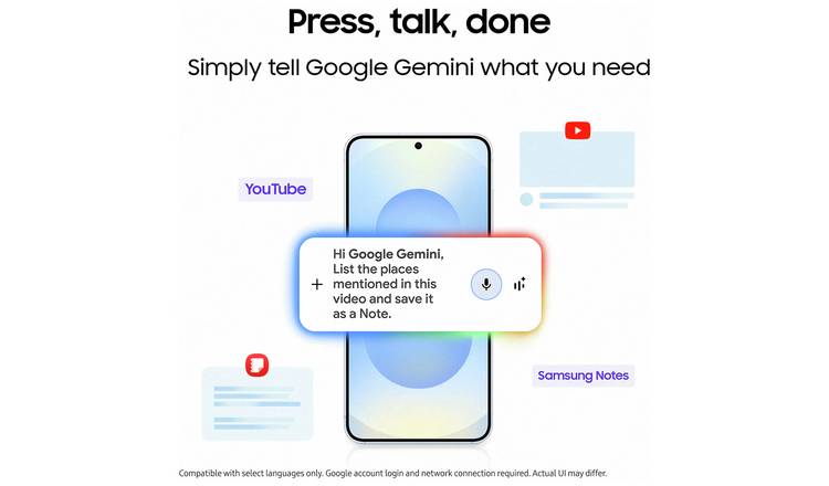 SIM Free Samsung Galaxy S25 5G 256GB AI Mobile Phone - Navy