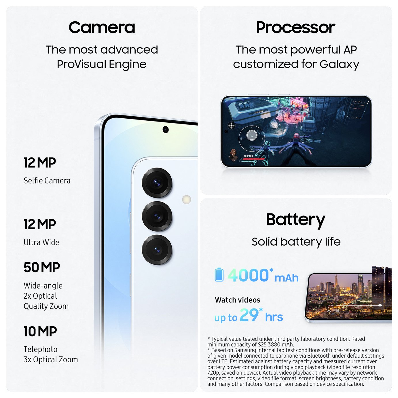 SIM Free Samsung Galaxy S25 5G 256GB AI Mobile Phone - Navy