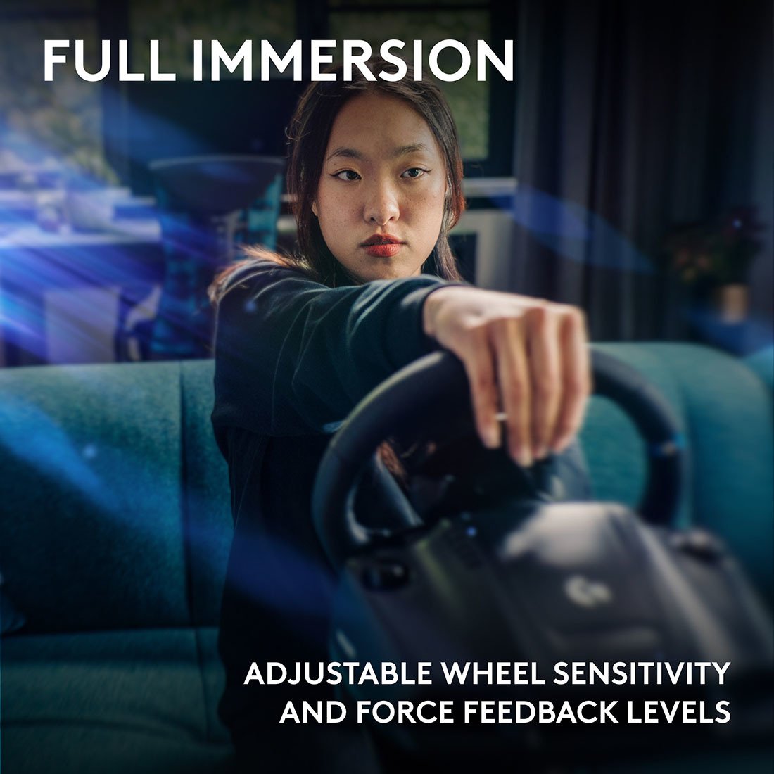 Logitech G923 TRUEFORCE Gaming Steering Wheel - PS4/PS5