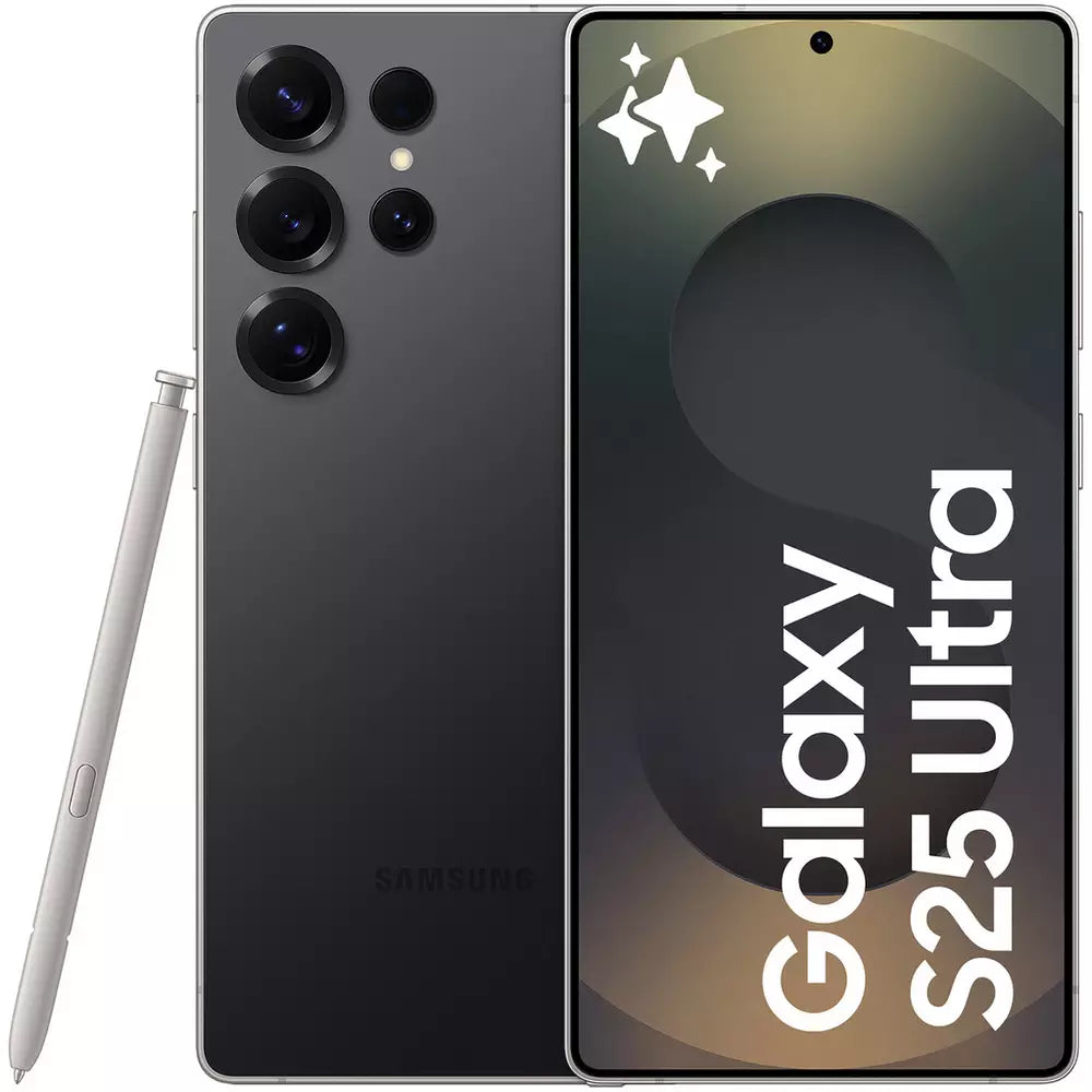 SIM Free Samsung Galaxy S25 Ultra 5G 512GB AI Phone - Black