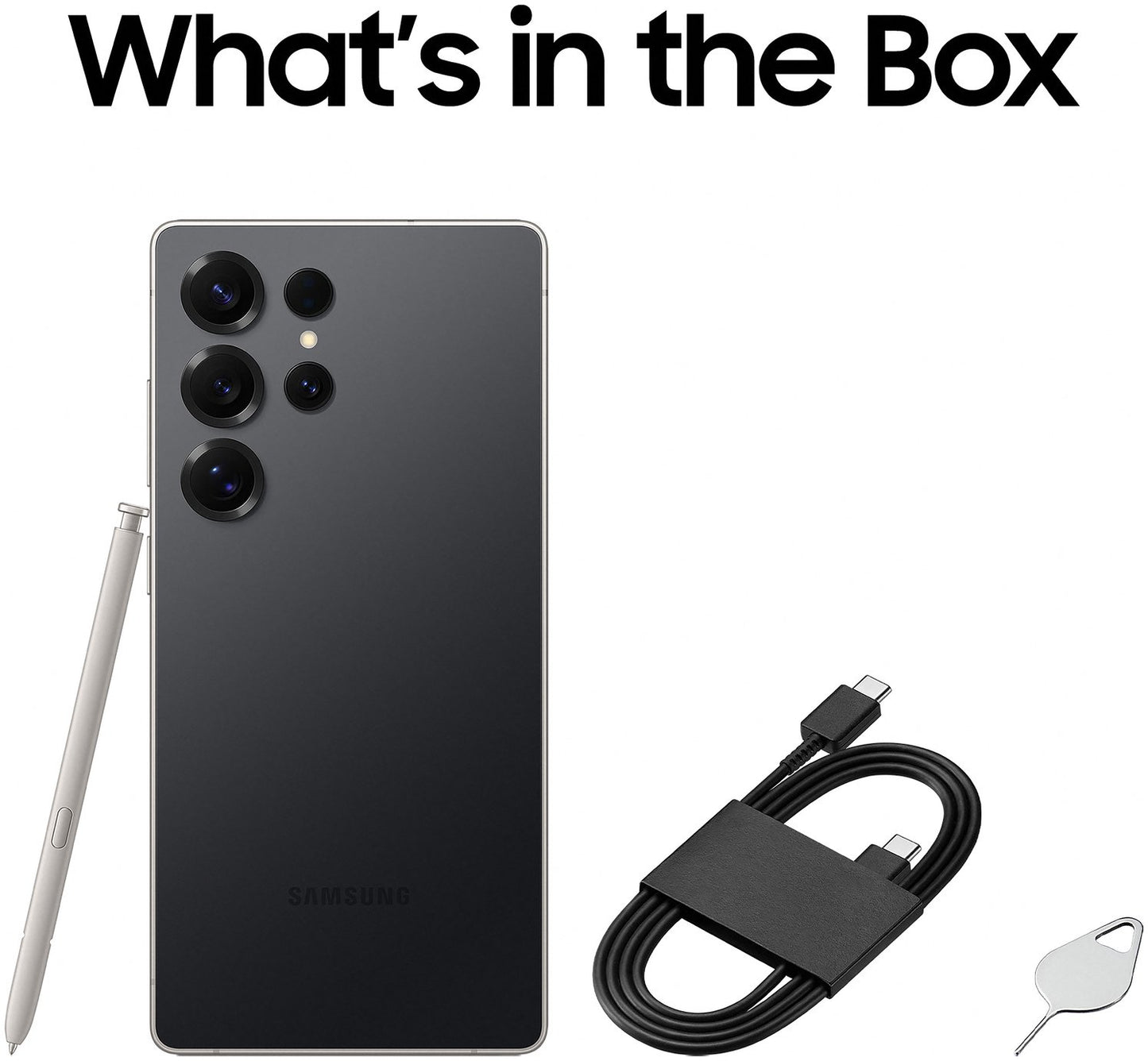 SIM Free Samsung Galaxy S25 Ultra 5G 512GB AI Phone - Black