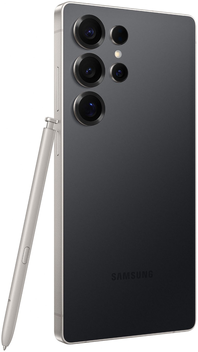 SIM Free Samsung Galaxy S25 Ultra 5G 512GB AI Phone - Black