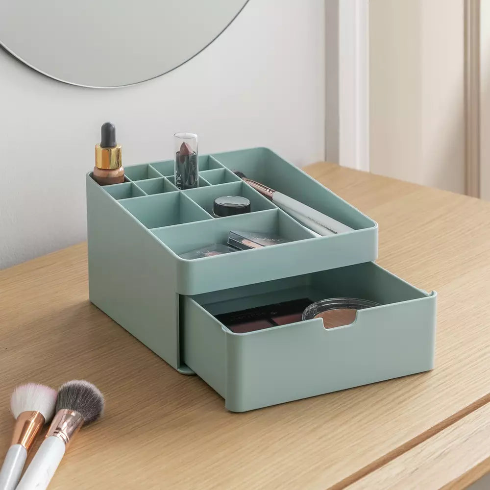 Argos Home Cosmetics Desktop Organiser - Soft Green