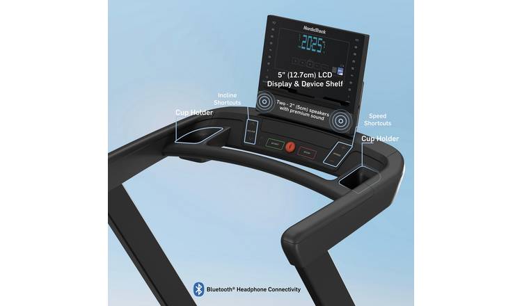 Nordic Track T Series 7 Folding Treadmill with Bluetooth