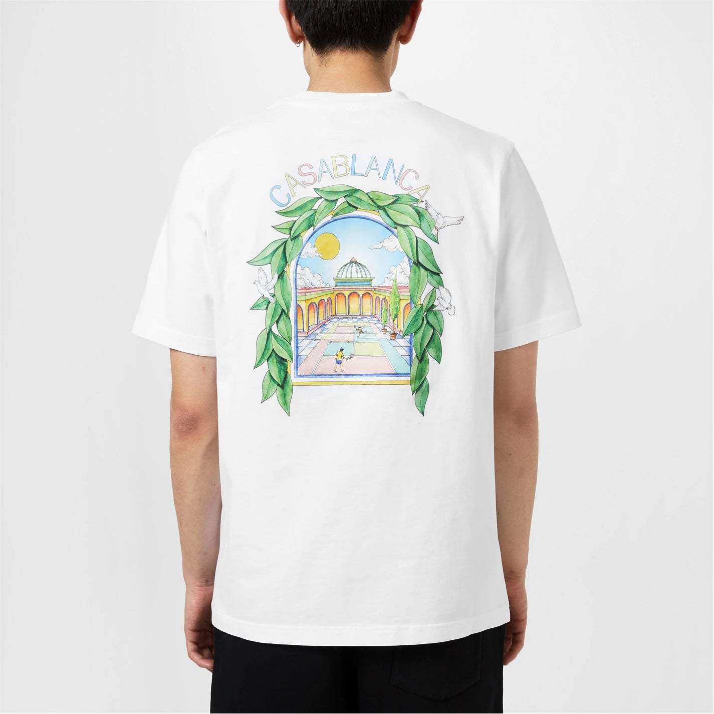 Men's Graphic Cotton L'Arche Tennis Club T-Shirt