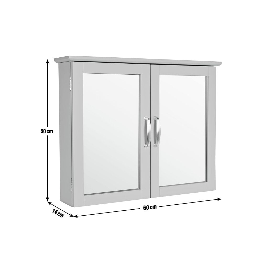 Argos Home Tongue & Groove Wall Cabinet - Grey