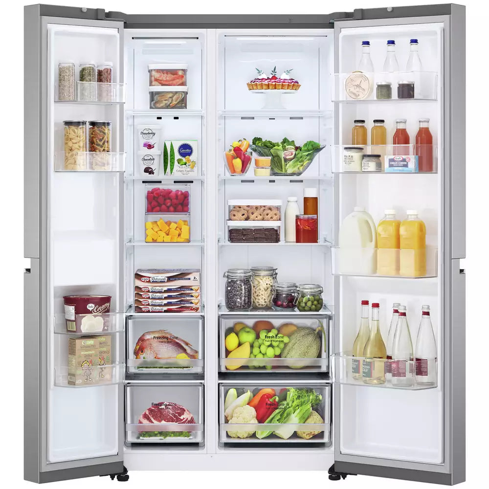 LG GSLB70PZTL Fridge Freezer - Silver
