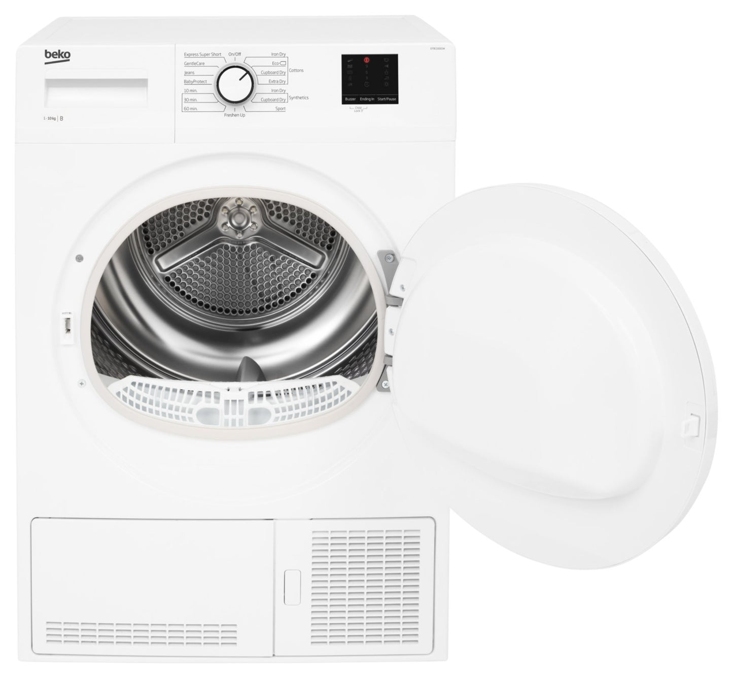 Beko DTBC10001W 10KG Condenser Tumble Dryer - White