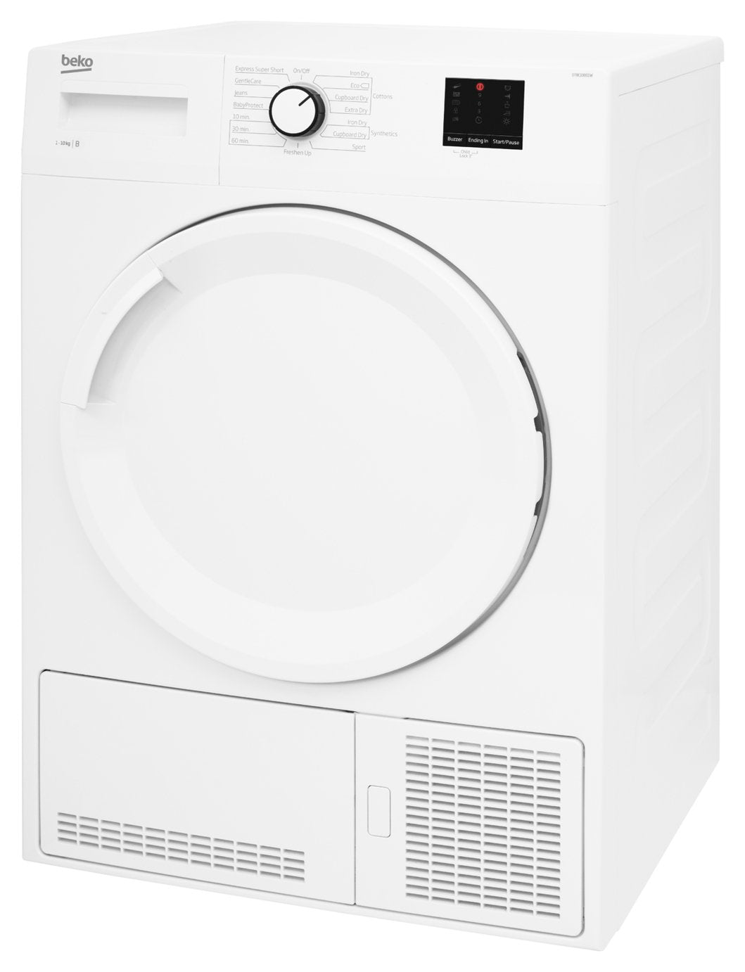 Beko DTBC10001W 10KG Condenser Tumble Dryer - White