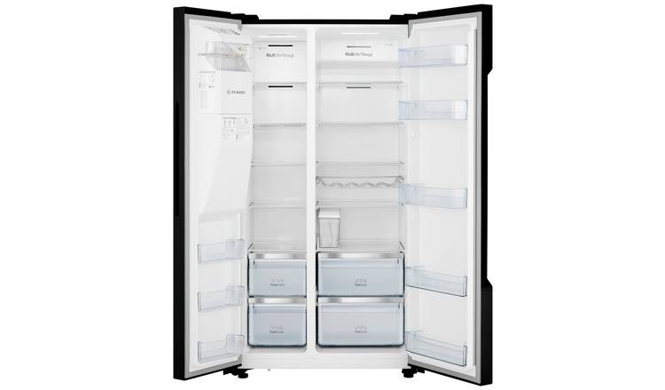Hisense RS694N4TBE American Fridge Freezer - Black