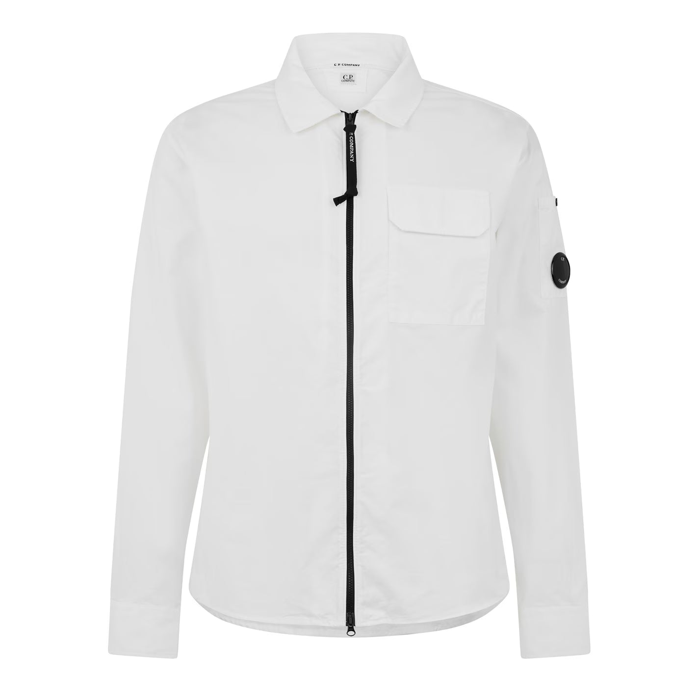 Men's Gabardine Lens Cotton Long Sleeve Overshirt