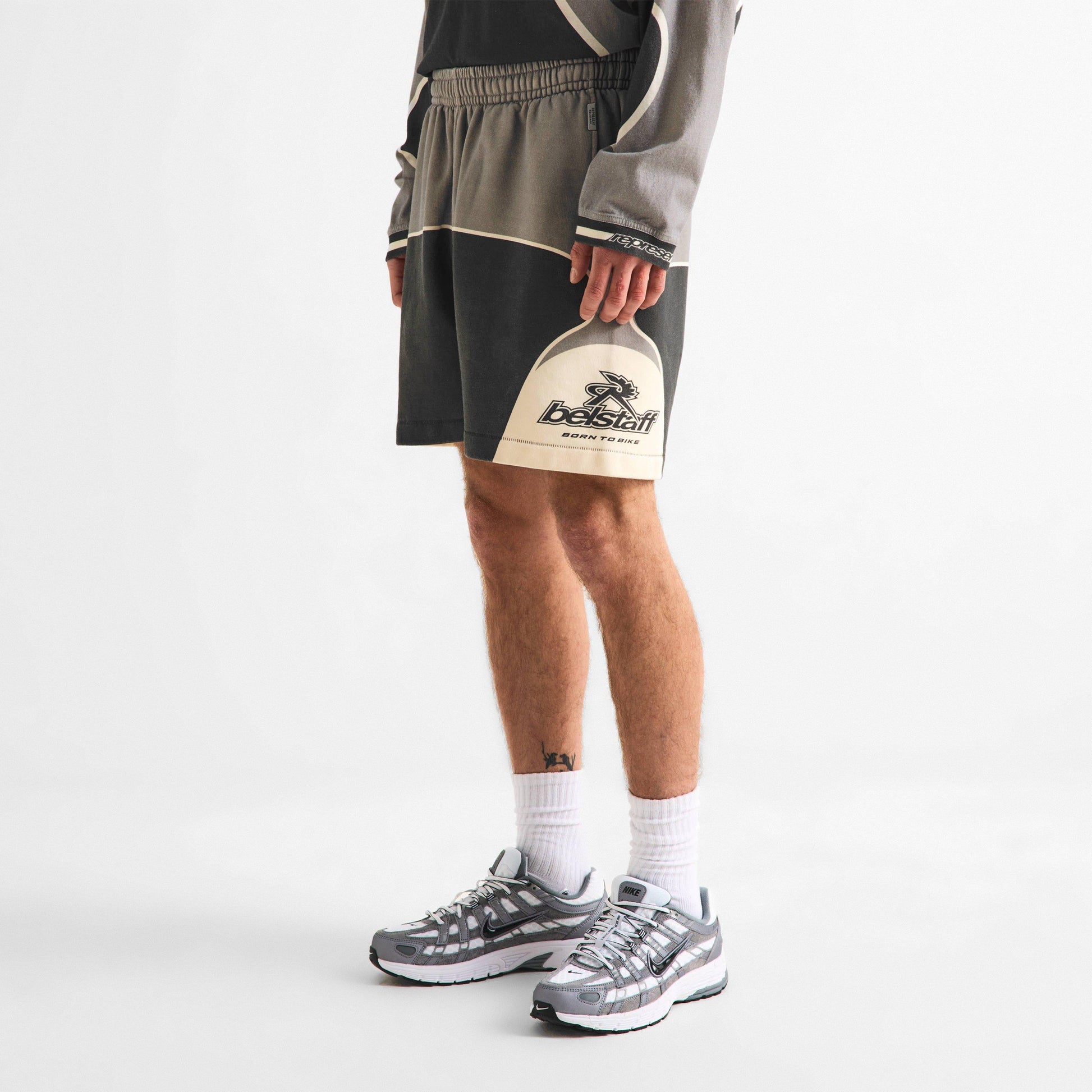 Represent X Belstaff Men's Fleece Jogger Shorts