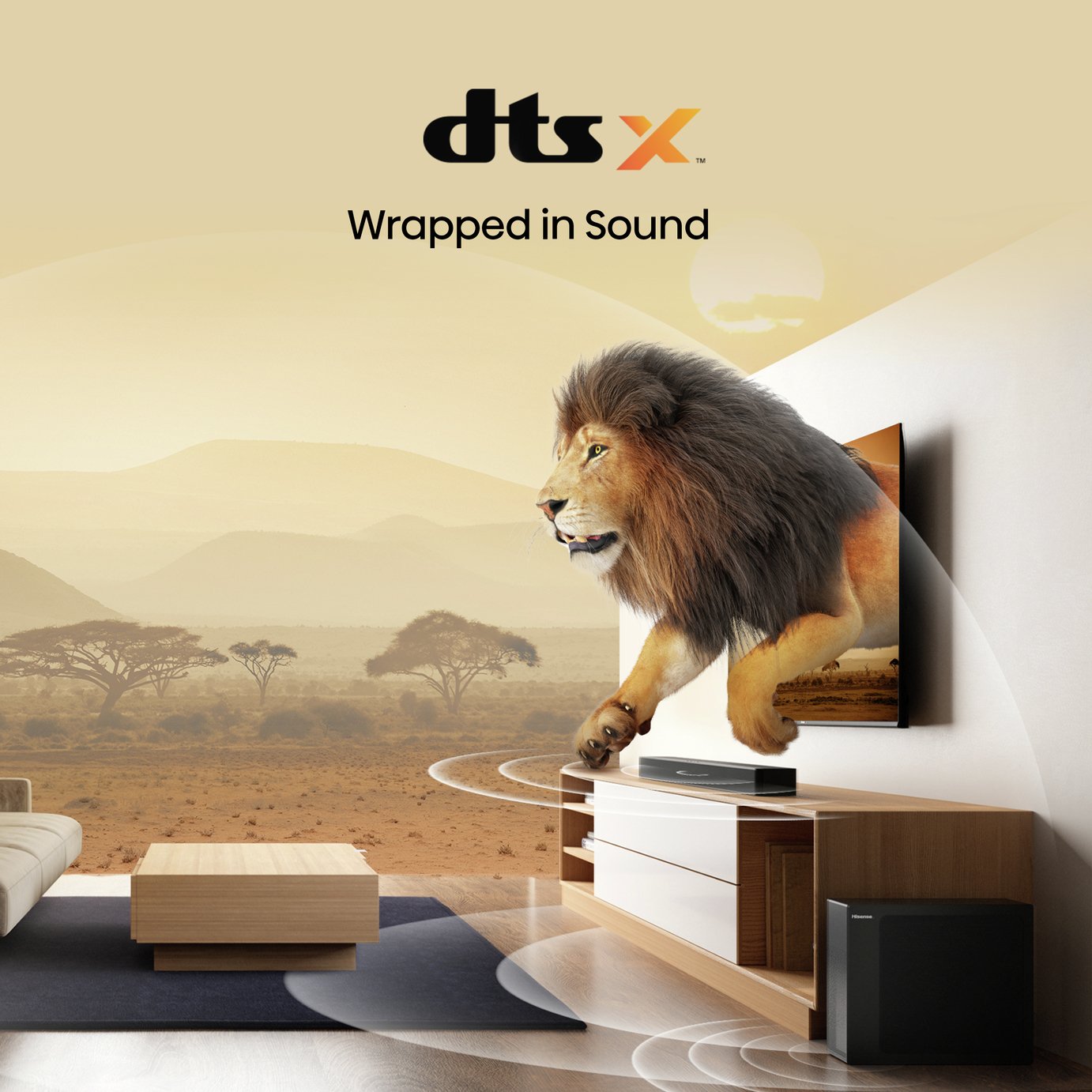 Hisense HS2100 240W 2.1Ch Soundbar with Wireless Sub