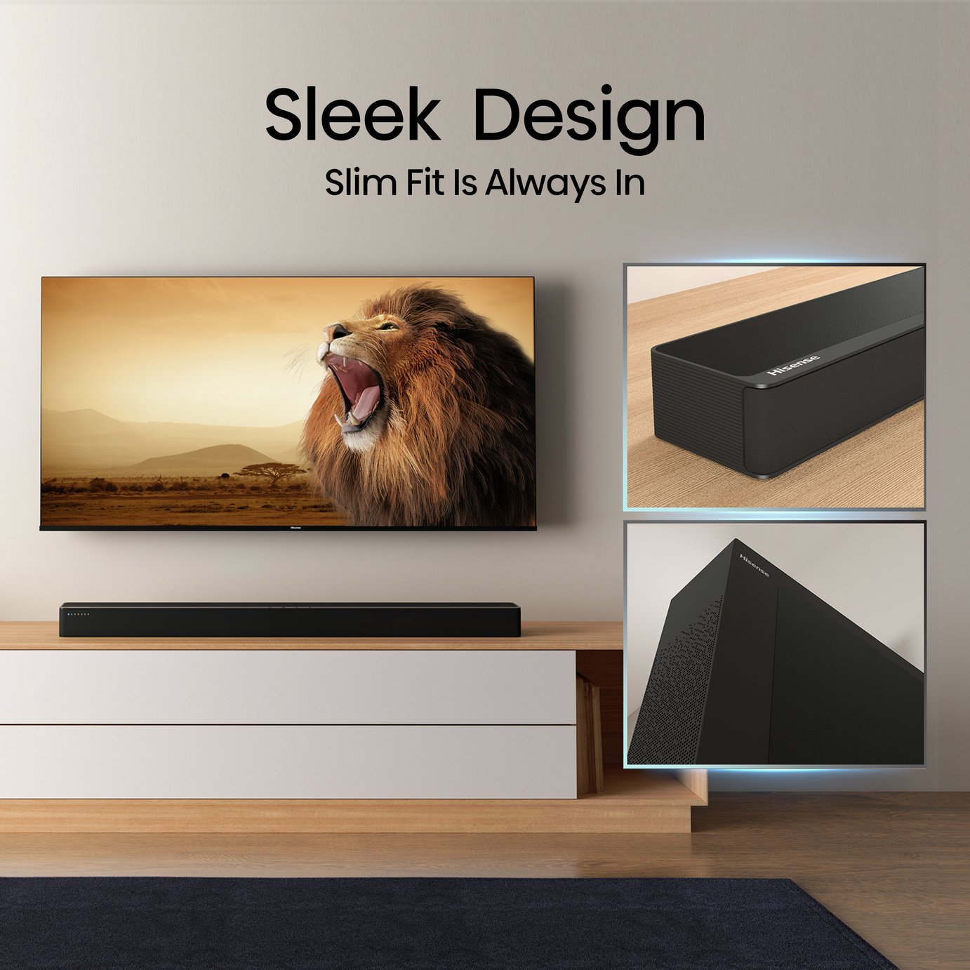 Hisense HS2100 240W 2.1Ch Soundbar with Wireless Sub