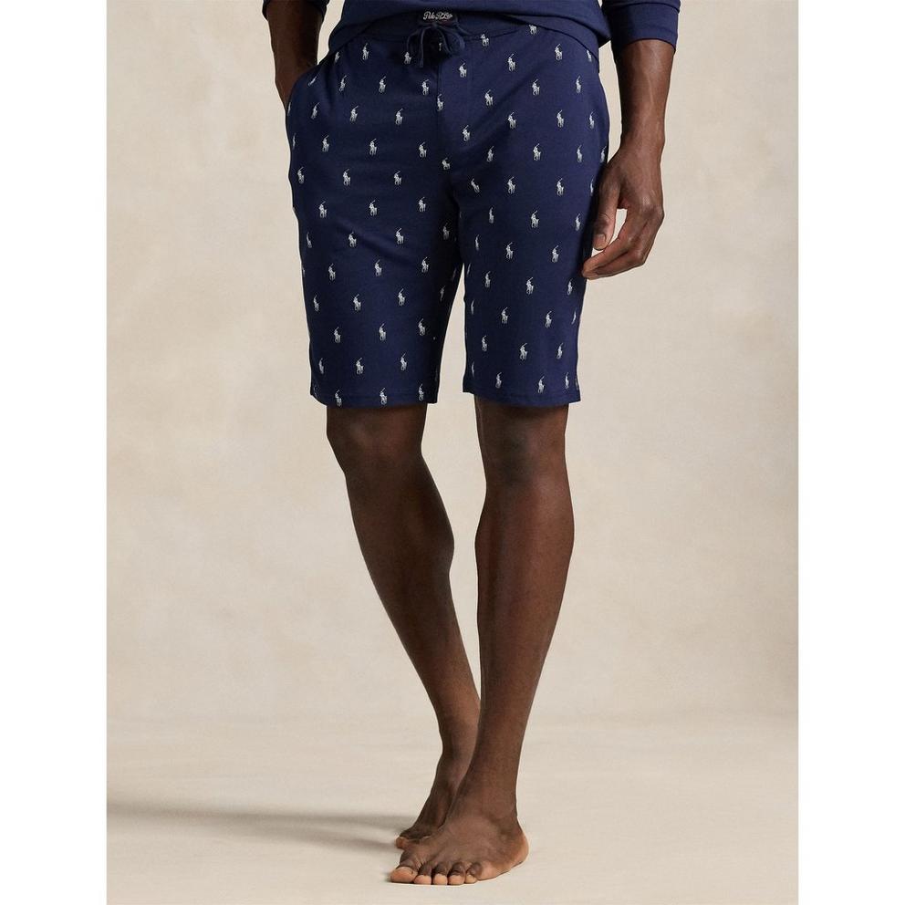Polo Ralph Lauren Men's All Over Pony Cotton Jersey Jogger Shorts
