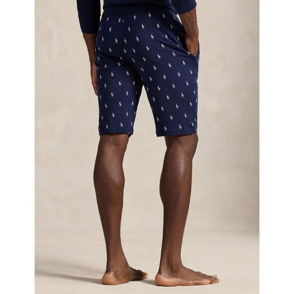 Polo Ralph Lauren Men's All Over Pony Cotton Jersey Jogger Shorts
