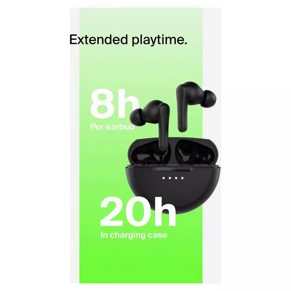 Belkin SoundForm Rhythm True Wireless In-Ear Earbuds - Black
