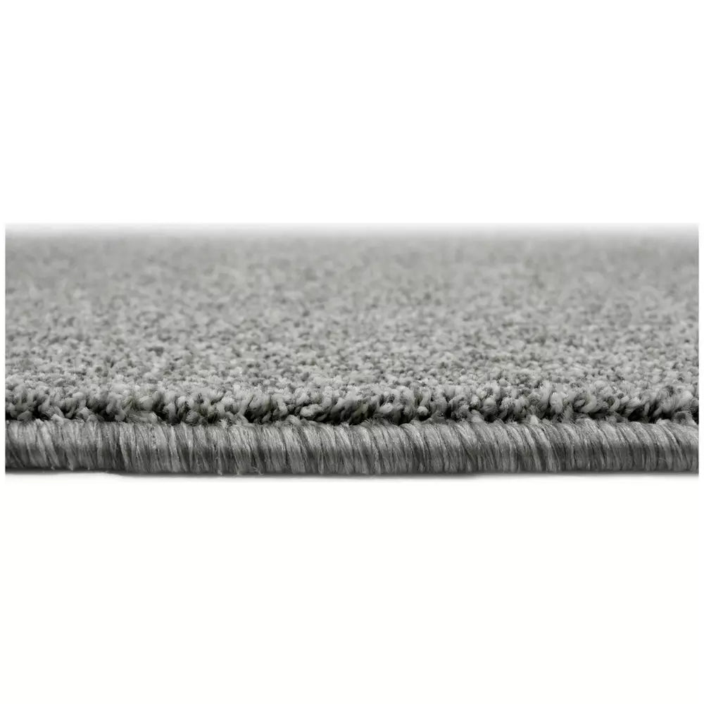 Homemaker Relay Plain Grey Short Pile Rug - 100x145cm