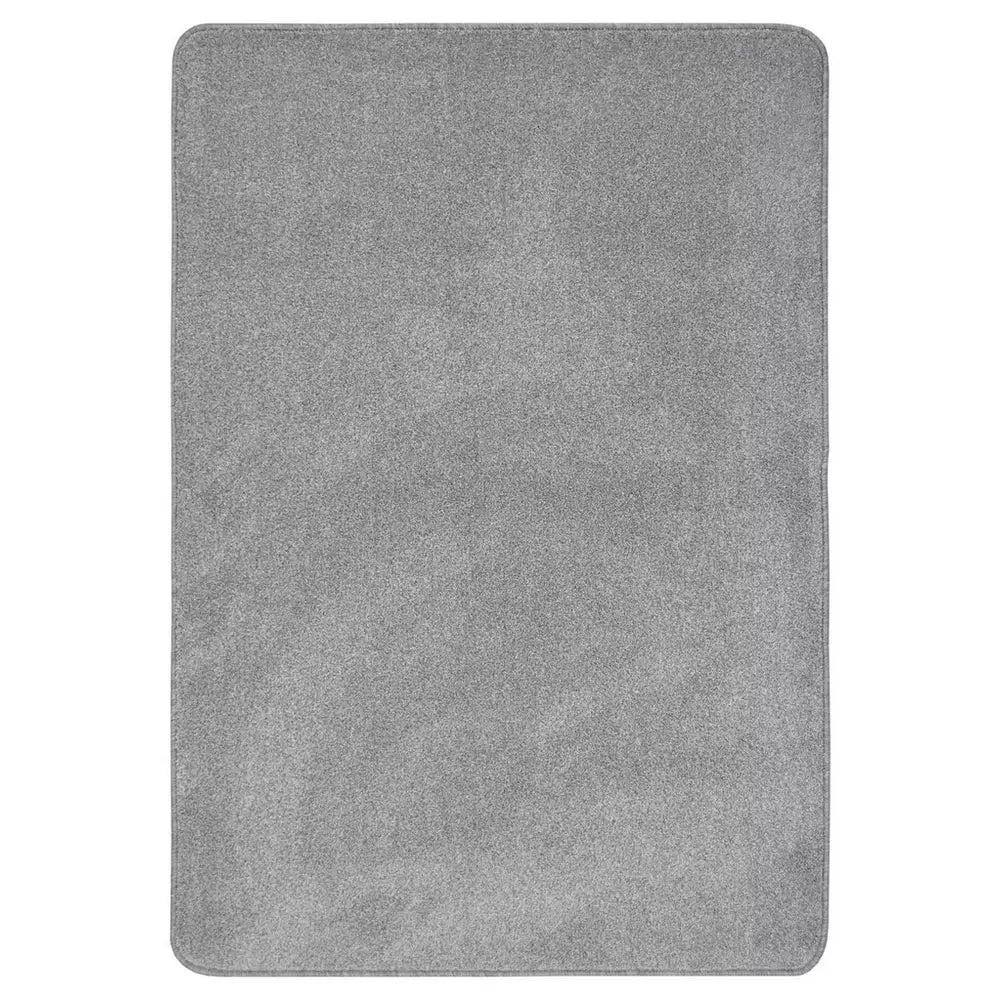 Homemaker Relay Plain Grey Short Pile Rug - 150x200cm