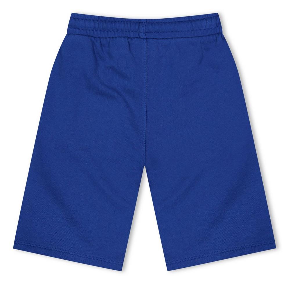 Off White Unisex Kids' Bookish Cotton Logo Fleece Jogger Shorts